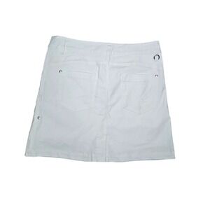 Daily Sports White Tennis Skort Womens 8 Stretch Golf Country Club Athletic